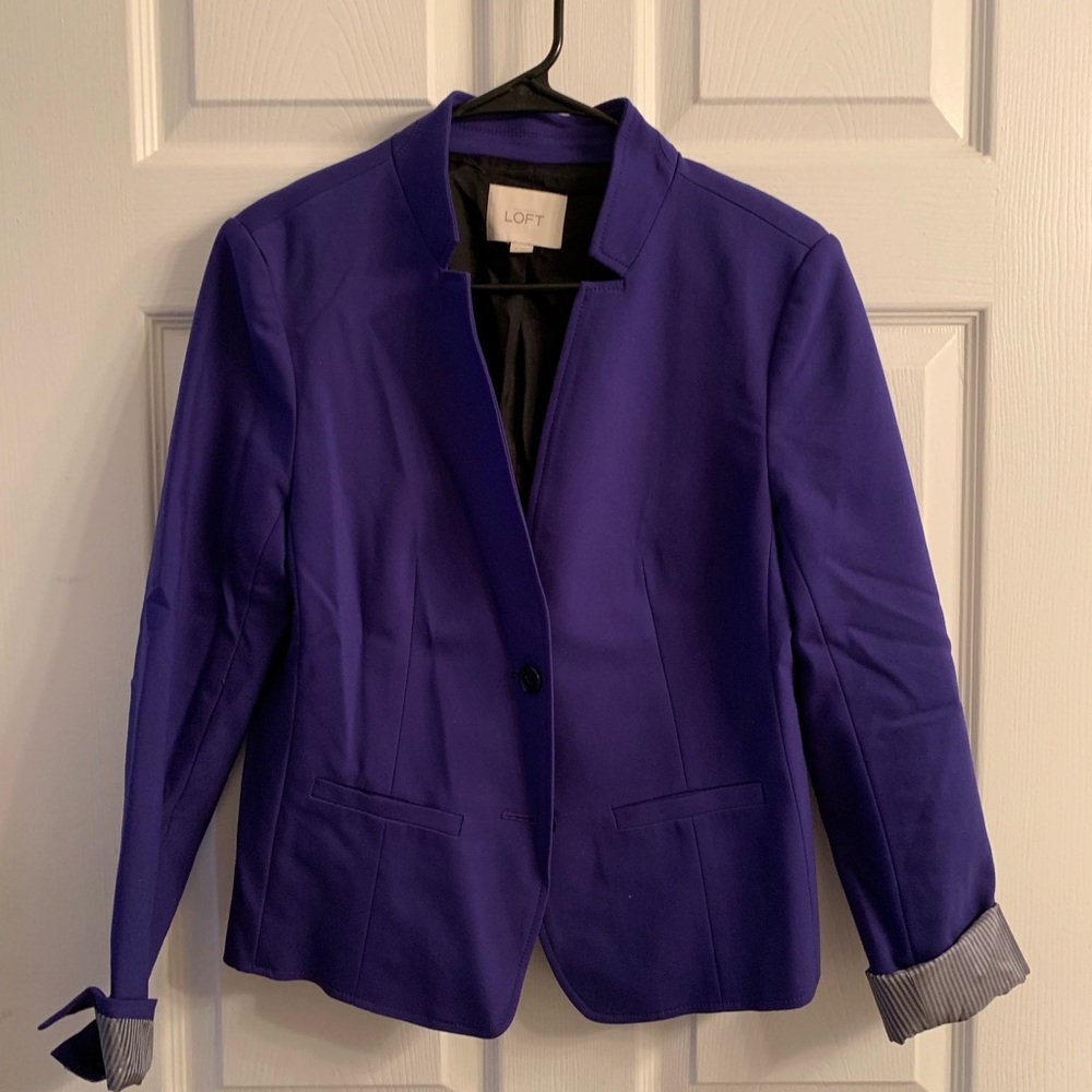 Royal Blue LOFT Blazer